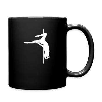 Cadeau de chemise Pole Dance Pole Dancer - Mug uni - noir - Droite