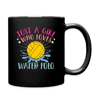 Water-polo - Mug uni - noir - Droite