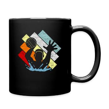Water-polo - Mug uni - noir - Droite