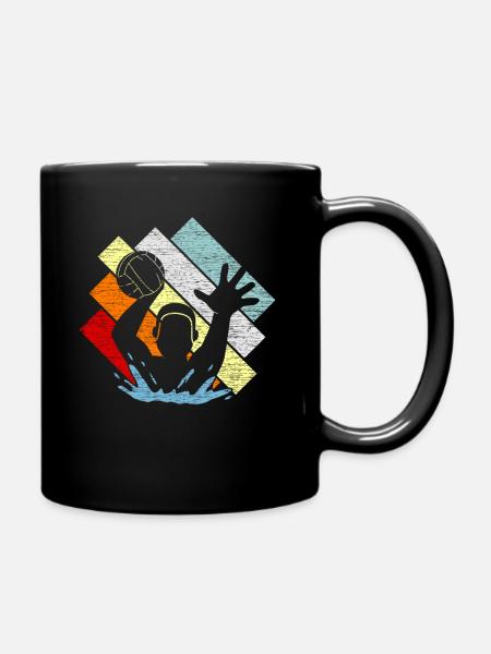 Wasserball - Tasse einfarbig - Schwarz