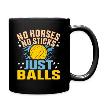 Water-polo - Mug uni - noir - Droite