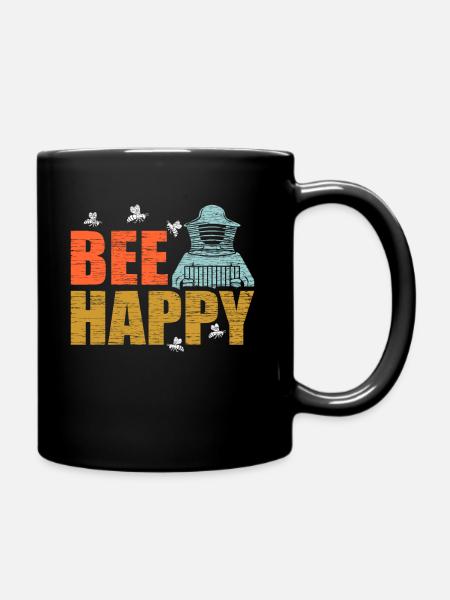 Beekeeper Beekeeper Beekeeper - Full Colour Mug - black