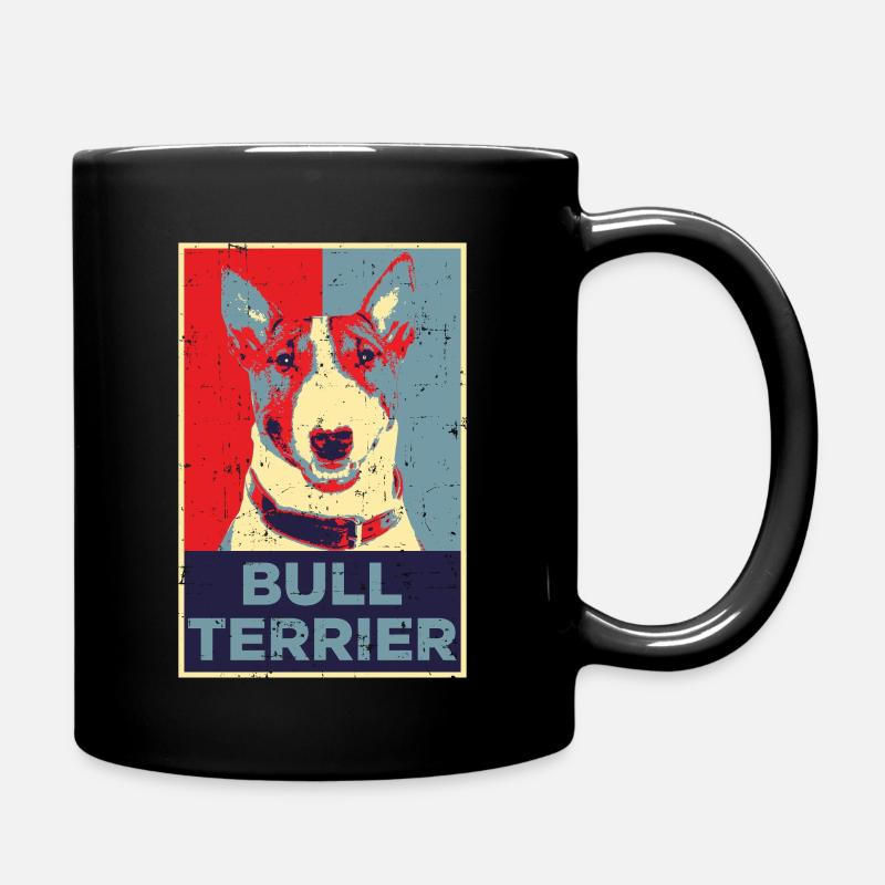 Bull Terrier | Cadeau de propriétaire de chien bull terrier - Mug uni - noir