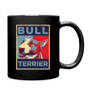 Bull Terrier | Propriétaire de chien cadeau Bull Terrier - Mug uni - noir - Droite