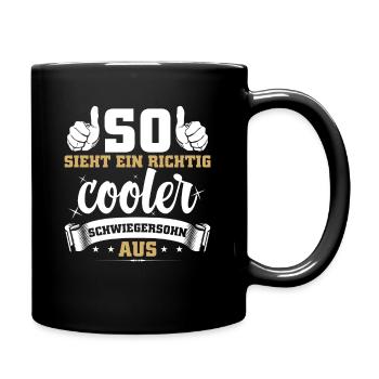Idée cadeau gendre cadeau gendre - Mug uni - noir - Droite