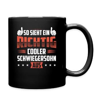 Idée cadeau gendre cadeau gendre - Mug uni - noir - Droite