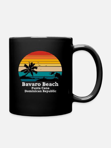 Bavaro Beach Punta Cana - Dominican Republic - Tasse einfarbig - Schwarz
