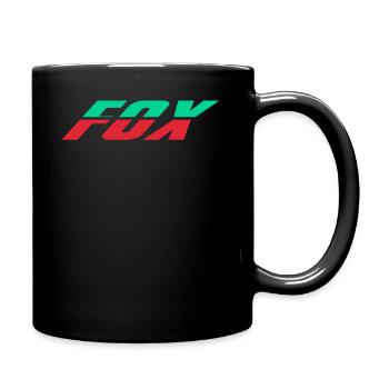 Fox Modern Design - Full Colour Mug - black - Right