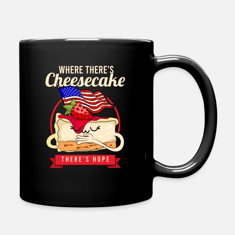 Cheesecake Hope Gâteau au fromage mignon Dessert - Mug uni - noir