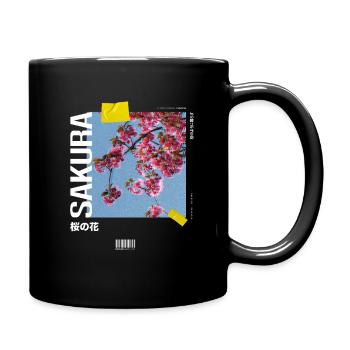 Sakura - Full Colour Mug - black - Right
