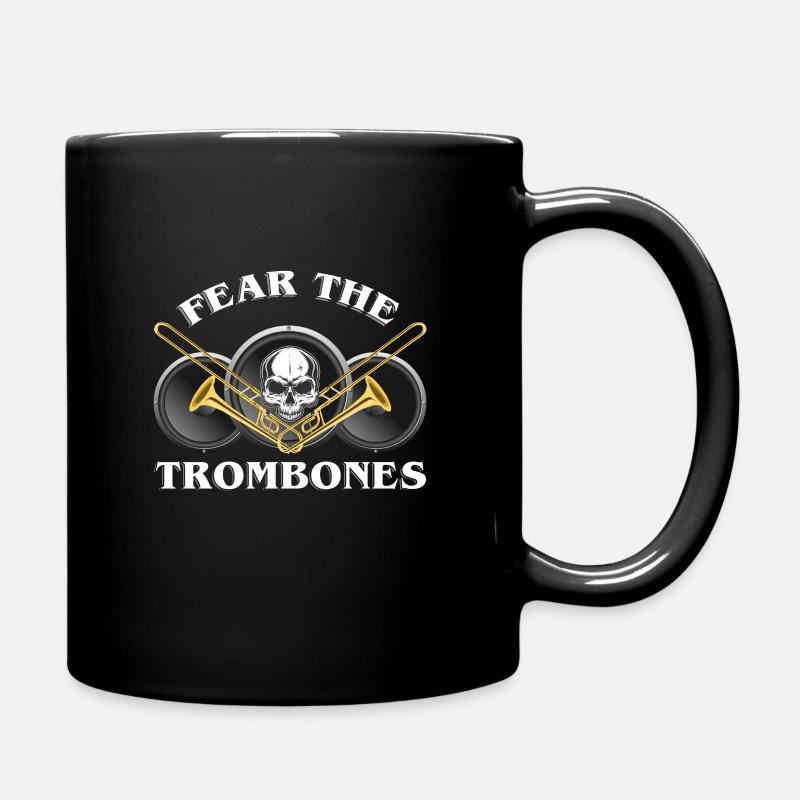 Posaune - Tasse einfarbig - Schwarz