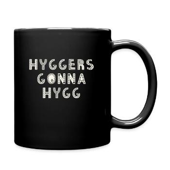 Hygge Hyggelig Scandinavia Hyggers va Hygg - Mug uni - noir - Droite