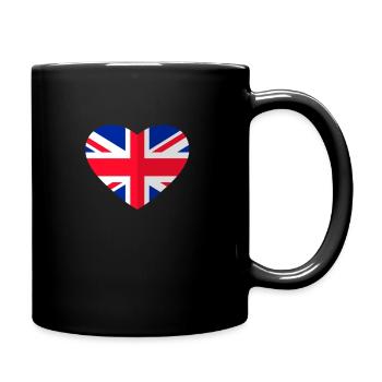 I Love United Kingdom - Full Colour Mug - black - Right