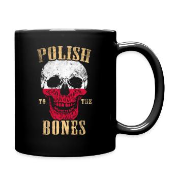 Polonais jusqu’aux os - Mug uni - noir - Droite