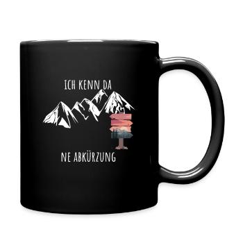 Bicycle Mountain Bike I Know Da Ne Abbreviation MTB - Full Colour Mug - black - Right