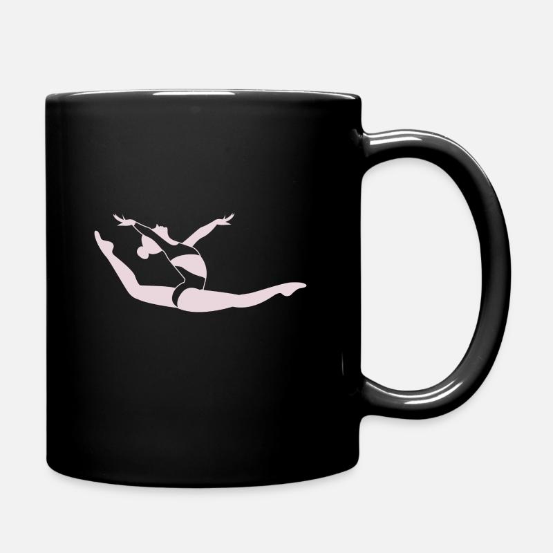 Fille de gymnastique - Mug uni - noir