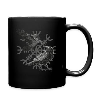 Design für Wikinger Kelten und Germanen Fans - Tasse einfarbig - Schwarz - Rechts