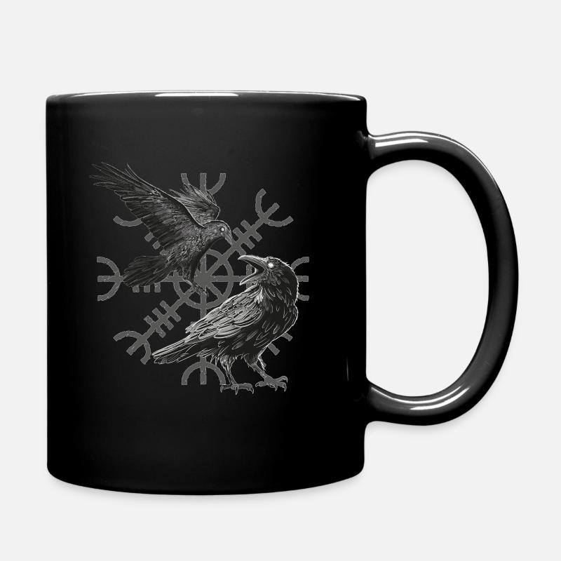 Conception pour les fans vikings, celtiques et germaniques - Mug uni - noir