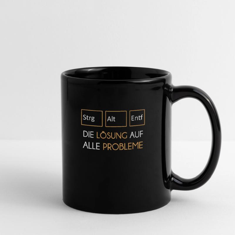 Informatiker Lustig PC Computer Gamer Codetaster Tasse einfarbig