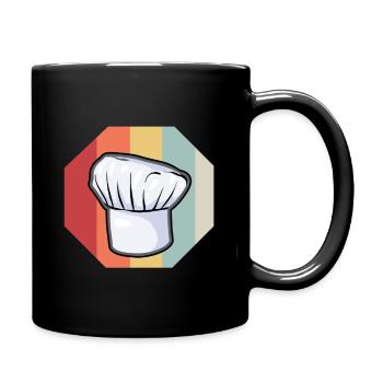 cuisinier - Mug uni - noir - Droite