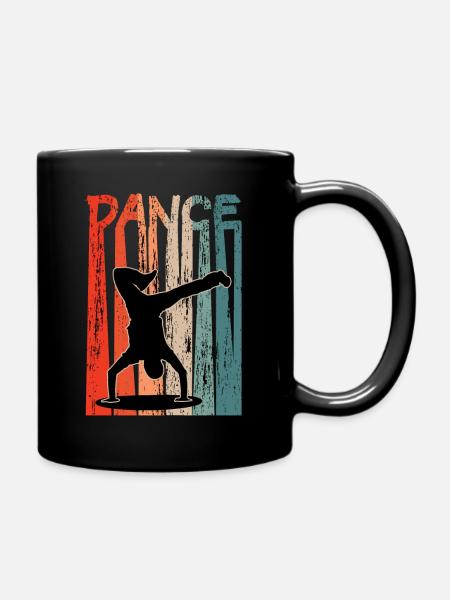 Breakdance B-Boy Rétro - Mug uni - noir