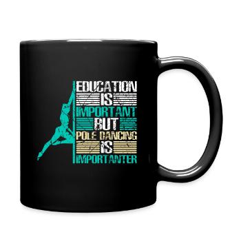 Pole Dance Pole Fitness Dance - Mug uni - noir - Droite