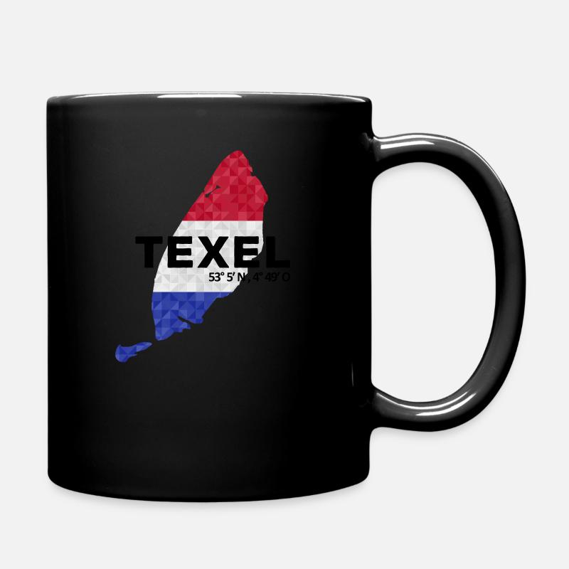 Texel Urlaub Insel Holland - Tasse einfarbig - Schwarz