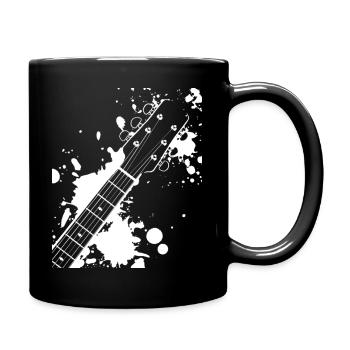 Splash Gitarre - Tasse einfarbig - Schwarz - Rechts