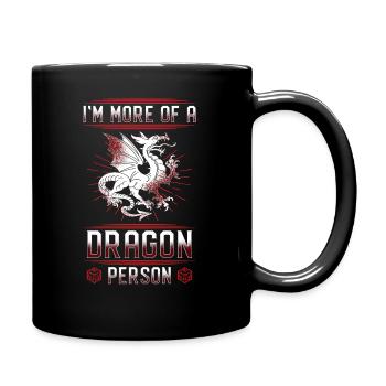 Chez More of A Dragon Person - Mug uni - noir - Droite