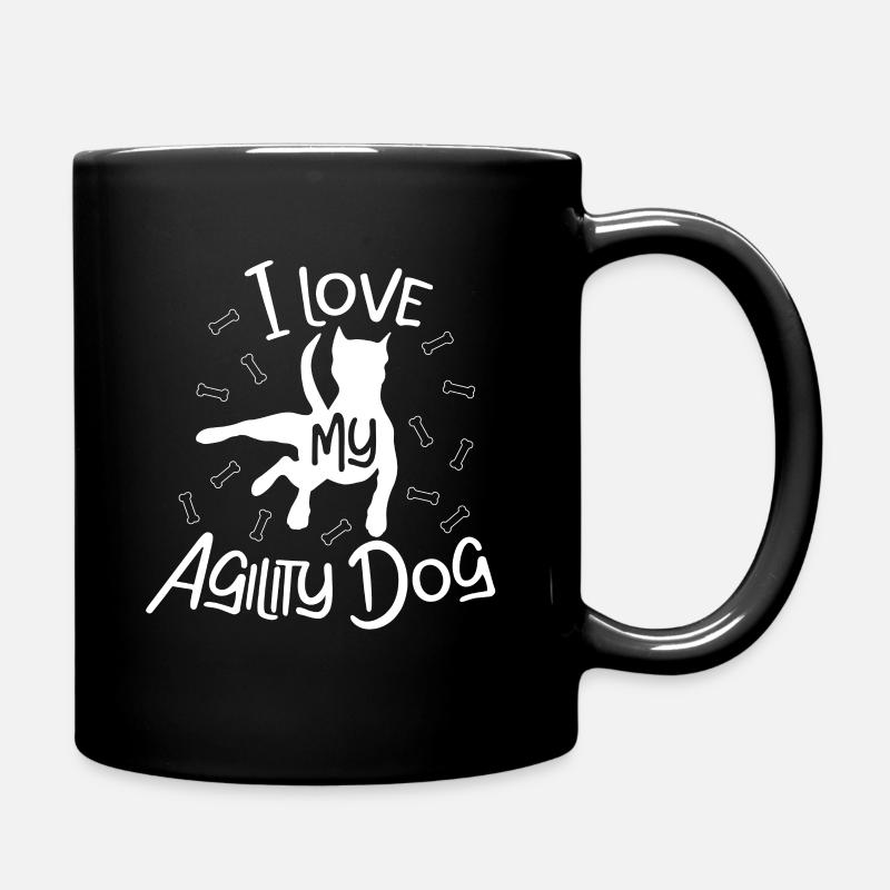 Agility Chien d'agilité Accessoires d'agilité Chien d'agilité - Mug uni - noir