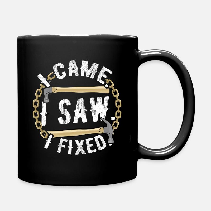 Carpenter Carpenter Repairing Carpenter - Full Colour Mug - black