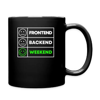 Programmierer Geschenk für Informatiker und Coder - Tasse einfarbig - Schwarz - Rechts