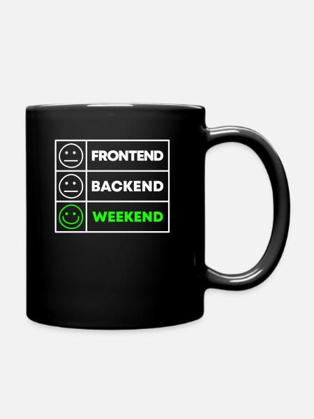 Programmierer Geschenk für Informatiker und Coder - Tasse einfarbig - Schwarz