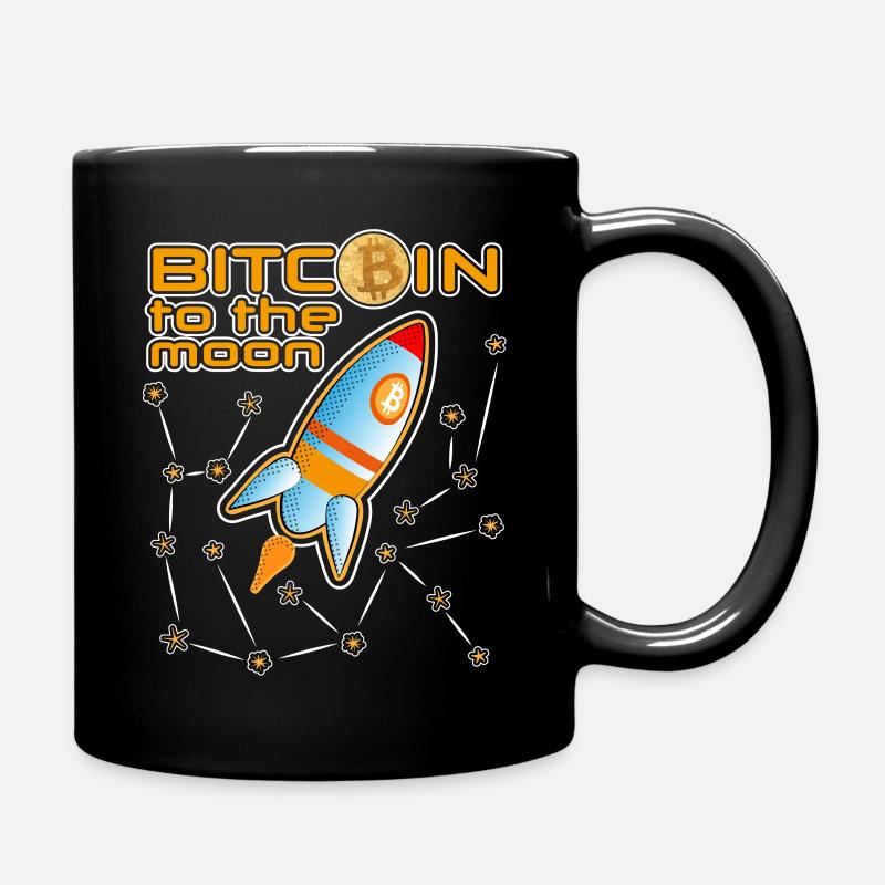 Bitcoin to the moon N noir - Mug uni - noir