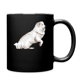Chien de Montagne des Pyrénées | Grandes Pyrénées - Mug uni - noir - Droite