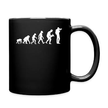 Evolution Of Photographer Funny Photography - Tasse einfarbig - Schwarz - Rechts