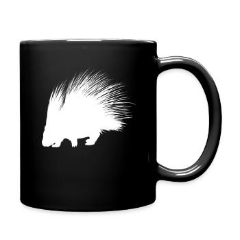 Porcupine - Full Colour Mug - black - Right