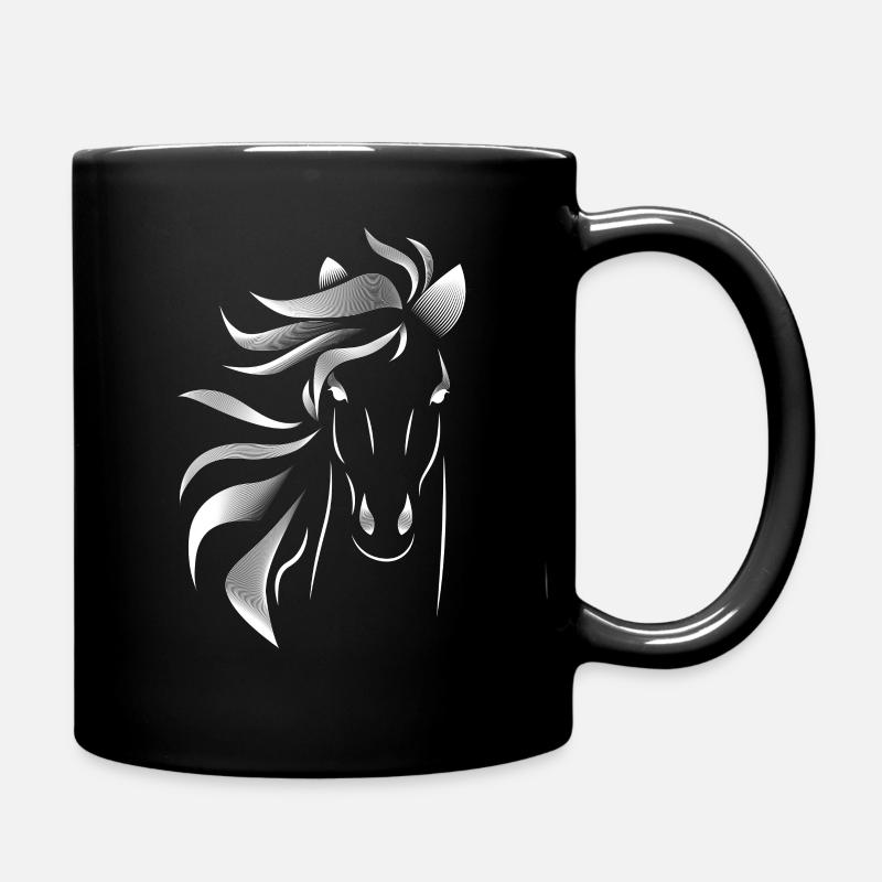 cheval - Mug uni - noir