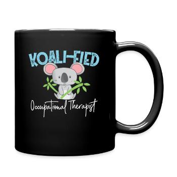 Ergotherapeut Koali-fied Occupational Therapist - Tasse einfarbig - Schwarz - Rechts