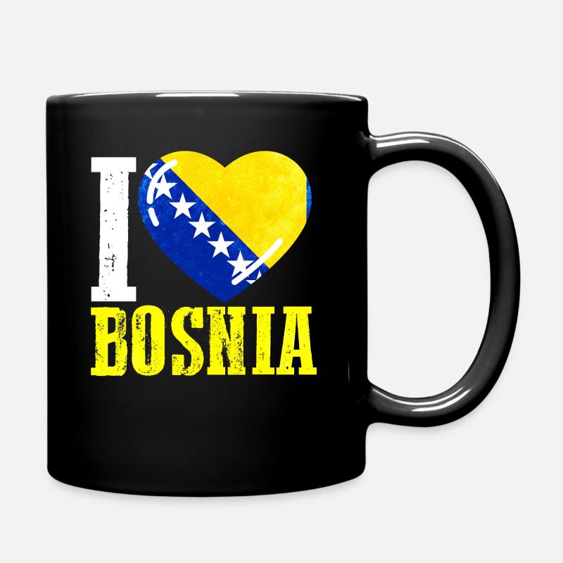 J’aime la Bosnie - Mug uni - noir