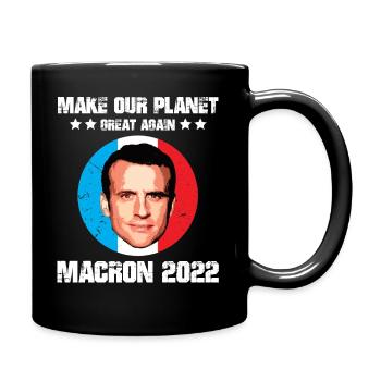 Make our planet great again macron écolo anglais - Mug uni - noir - Droite