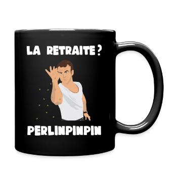 Macron reformiert LREM Rentner Armut Elend Straße - Tasse einfarbig - Schwarz - Rechts