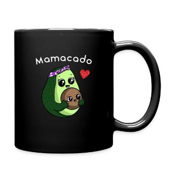 Conception Mamacado pour les futurs parents et les mères avec - Mug uni - noir - Droite