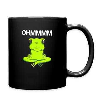 Yoga relax conception de grenouille pour le sport, la méditation, - Mug uni - noir - Droite