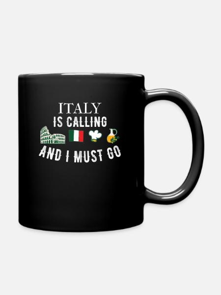 Italie italienne italienne femme cadeau de vacances de Rome - Mug uni - noir