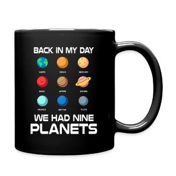 Astronomie - Tasse einfarbig - Schwarz - Rechts