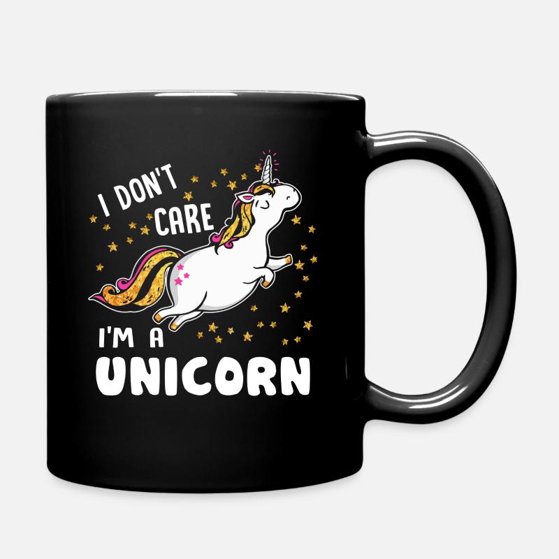 Licorne je suis une licorne - Mug uni - noir