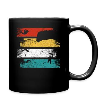 Parapente Parapente Vintage Retro - Mug uni - noir - Droite
