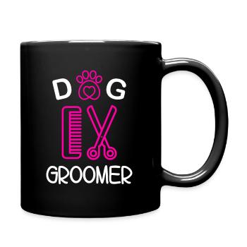 Dog Groomer - Full Colour Mug - black - Right