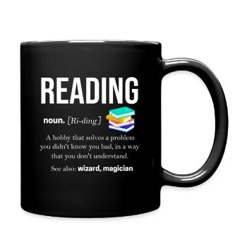 book - Full Colour Mug - black - Right